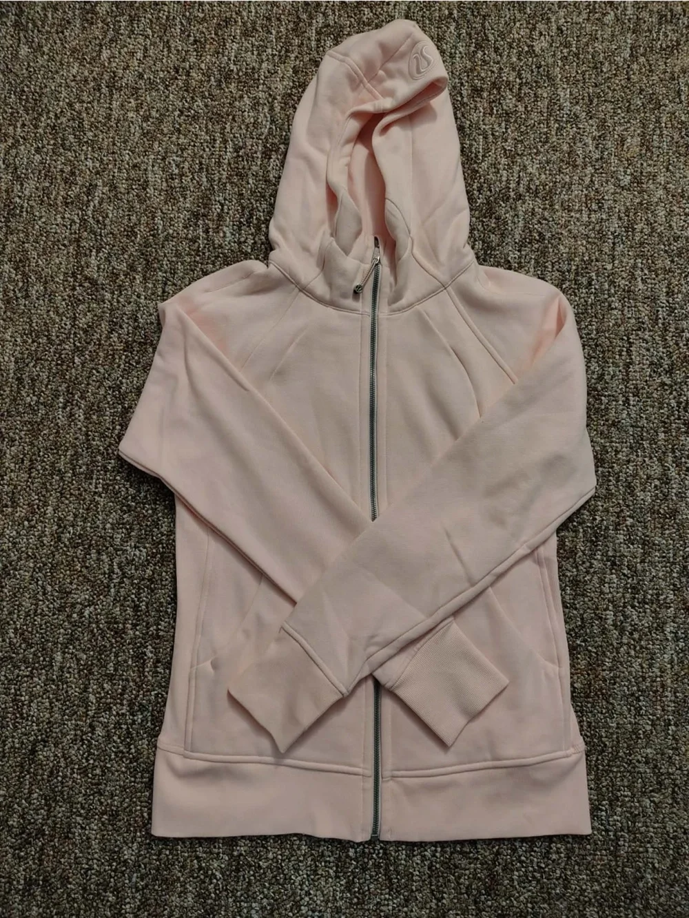 Lululemon Scuba Full-Zip Hoodie Strawberry Milkshake Size 10 New